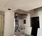 Rebaixamento de gesso nos Apartamentos