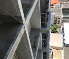 Chapim de granito nas varandas e laje técnica 11º ao 14º tipo