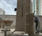 Confecção da Ducha da Piscina
