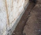 Confecção de sapatas dos muros e lixeira (Av. Santa Leopoldina) (1)