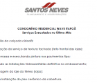 Sequência dos Serviços